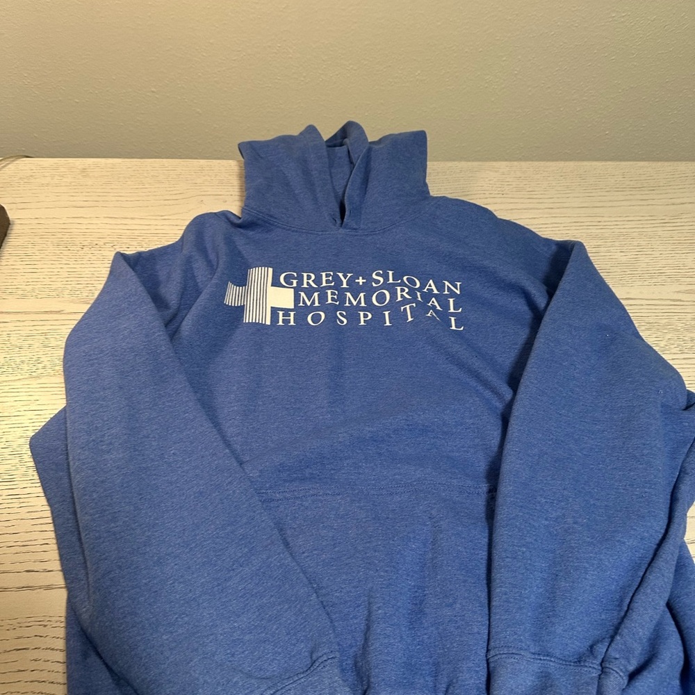 Blue Grey Sloan Memorial Hospital Hoodie